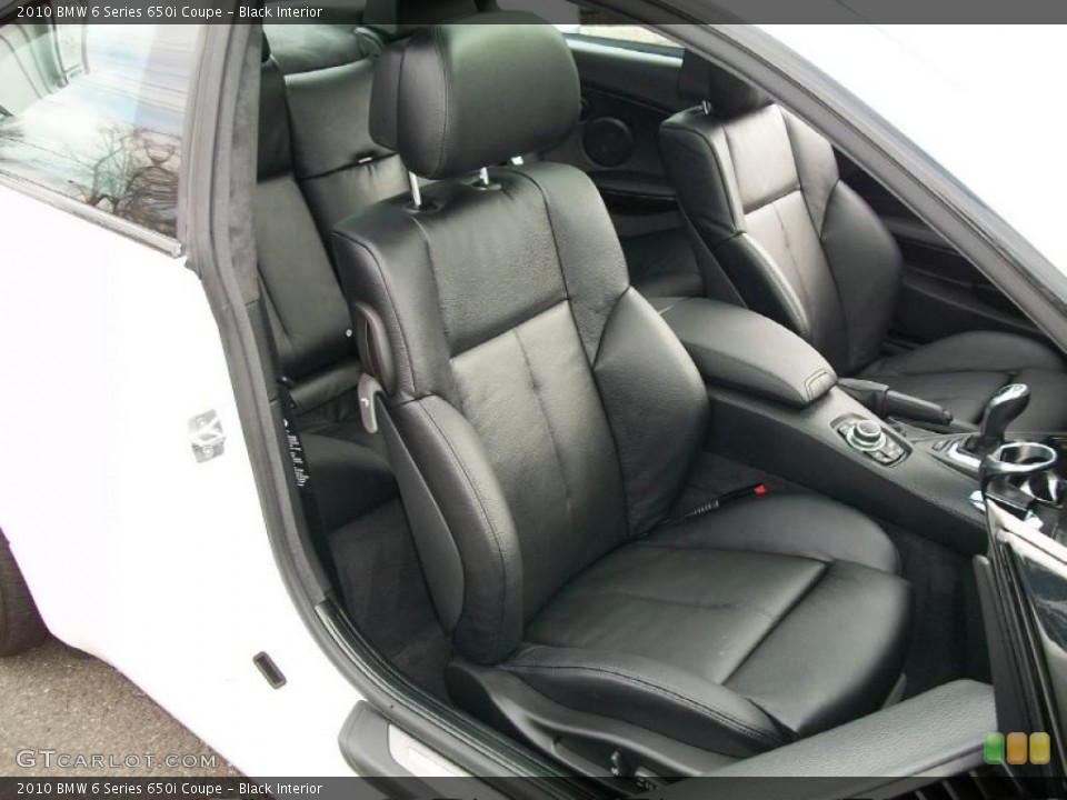 Black Interior Photo for the 2010 BMW 6 Series 650i Coupe #47062469