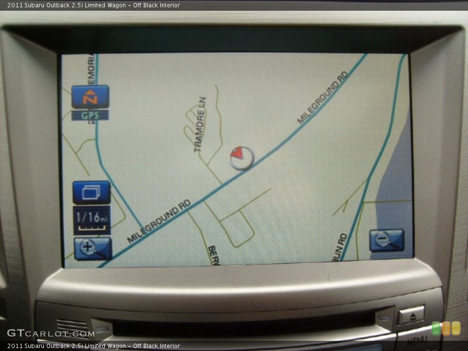 Off Black Interior Navigation for the 2011 Subaru Outback 2.5i Limited Wagon #47062850