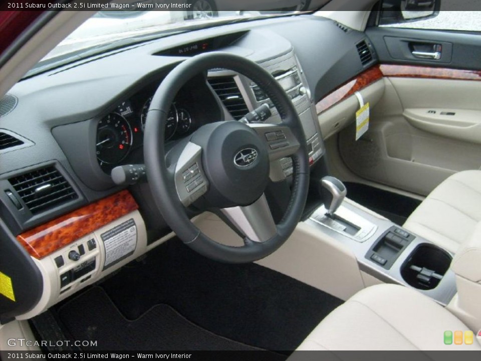 Warm Ivory Interior Photo for the 2011 Subaru Outback 2.5i Limited Wagon #47063282