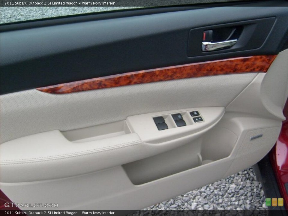Warm Ivory Interior Door Panel for the 2011 Subaru Outback 2.5i Limited Wagon #47063297
