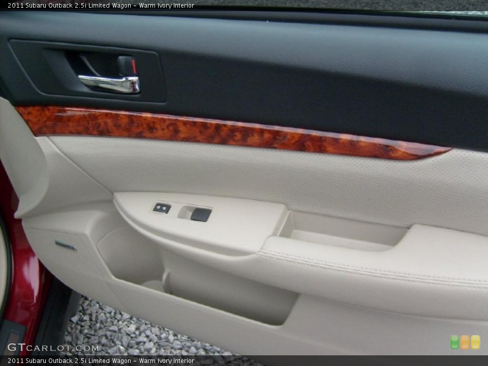 Warm Ivory Interior Door Panel for the 2011 Subaru Outback 2.5i Limited Wagon #47063375