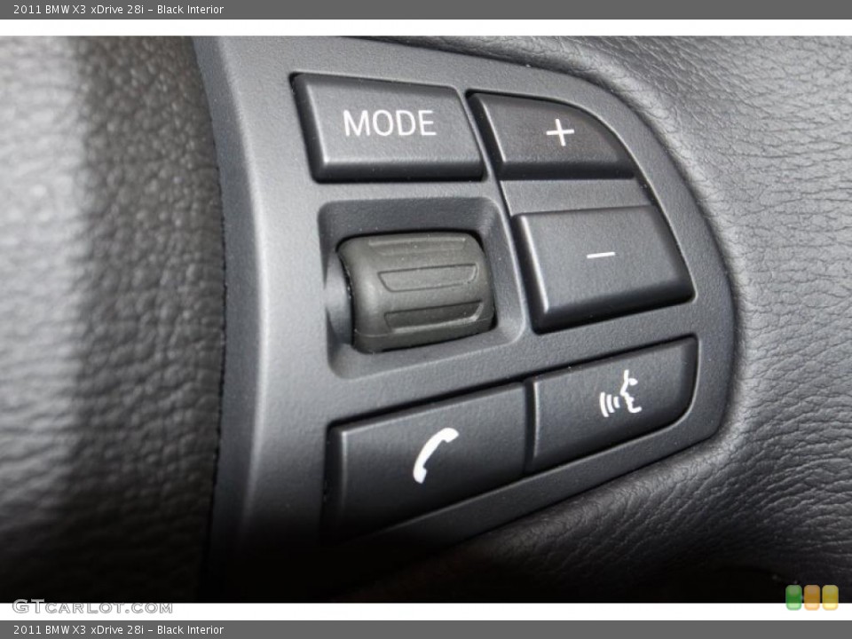 Black Interior Controls for the 2011 BMW X3 xDrive 28i #47063531