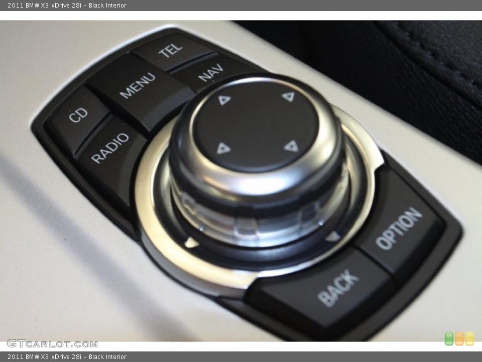 Black Interior Controls for the 2011 BMW X3 xDrive 28i #47063564
