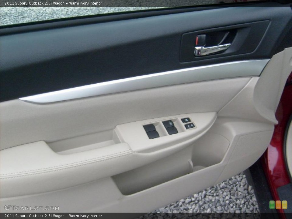 Warm Ivory Interior Door Panel for the 2011 Subaru Outback 2.5i Wagon #47064269