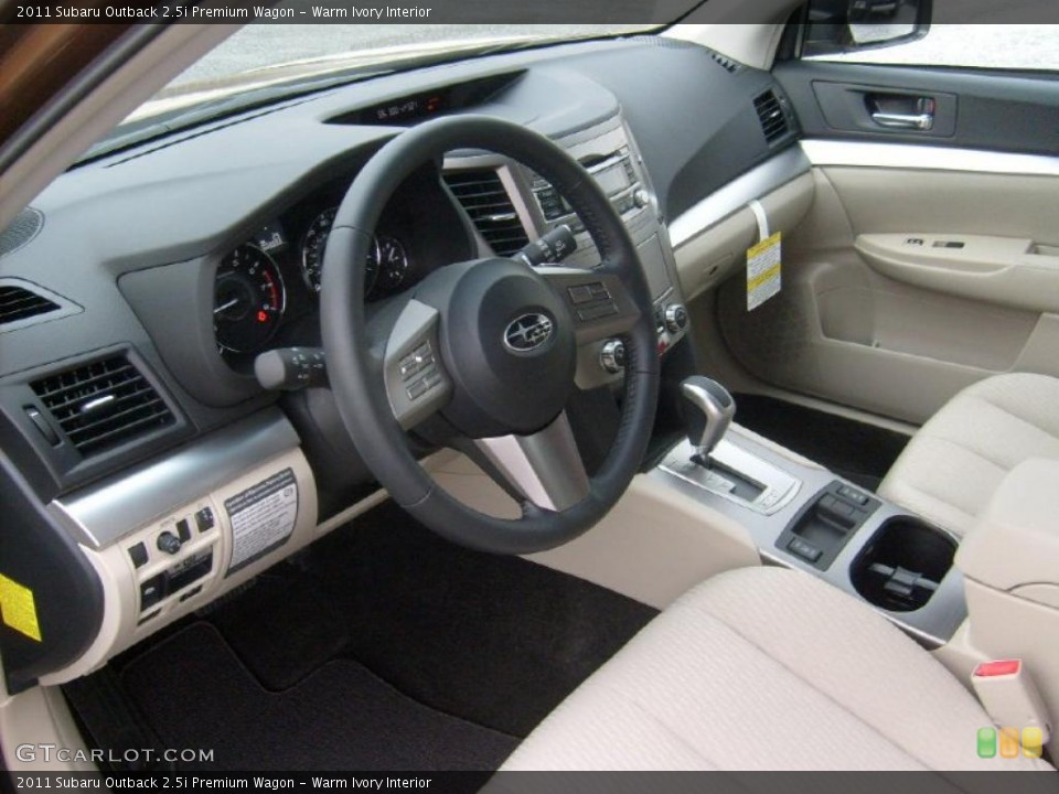 Warm Ivory Interior Photo for the 2011 Subaru Outback 2.5i Premium Wagon #47064578