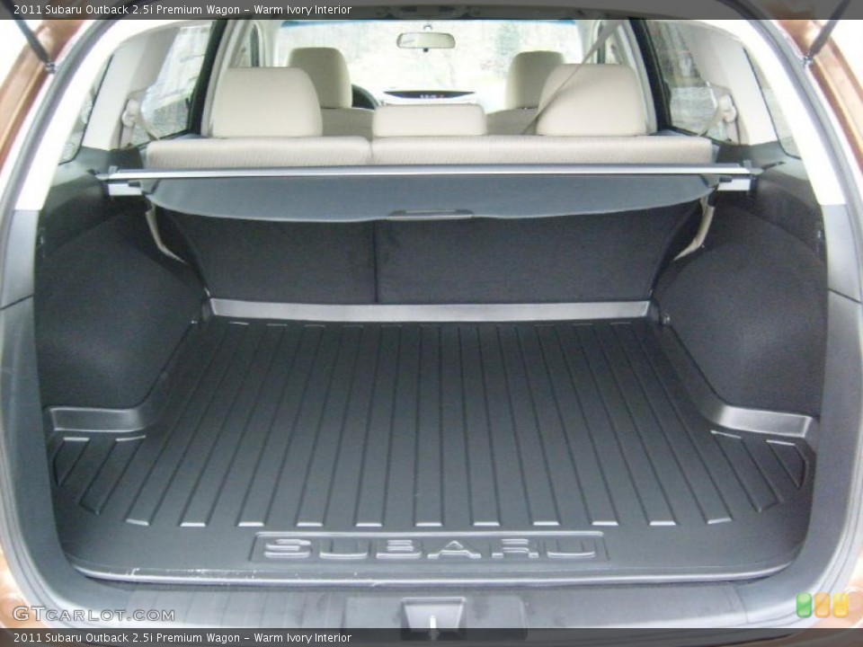 Warm Ivory Interior Trunk for the 2011 Subaru Outback 2.5i Premium Wagon #47064608