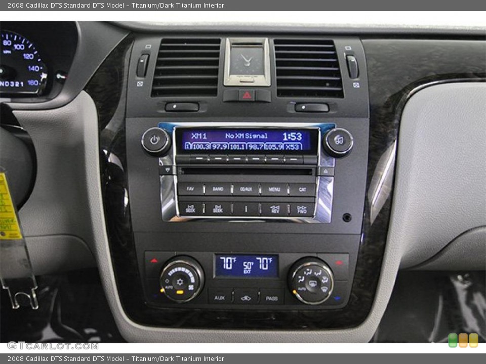 Titanium/Dark Titanium Interior Controls for the 2008 Cadillac DTS  #47064650