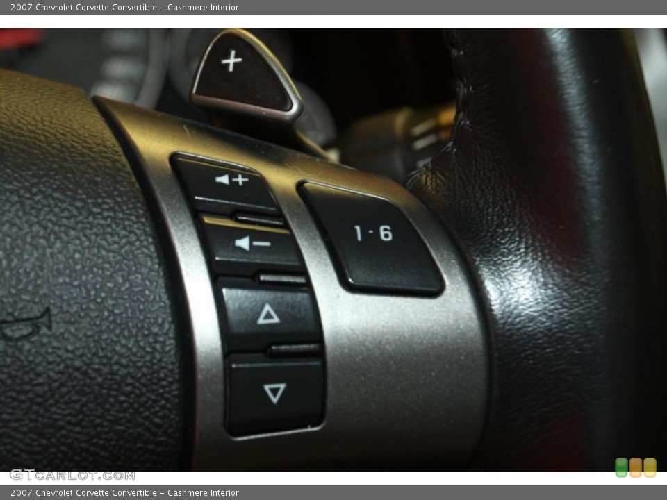 Cashmere Interior Controls for the 2007 Chevrolet Corvette Convertible #47064683