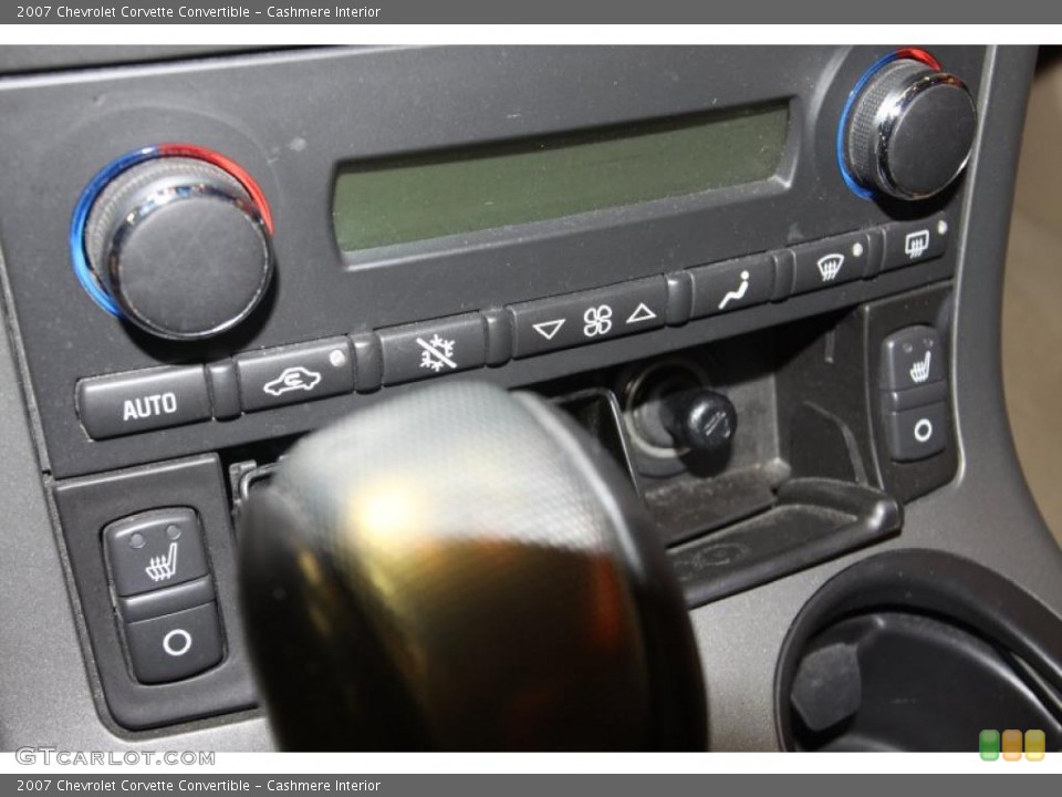 Cashmere Interior Controls for the 2007 Chevrolet Corvette Convertible #47064956
