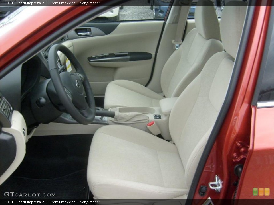 Ivory Interior Photo for the 2011 Subaru Impreza 2.5i Premium Sedan #47065670
