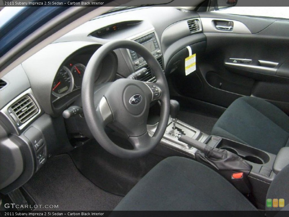Carbon Black Interior Photo for the 2011 Subaru Impreza 2.5i Sedan #47066468
