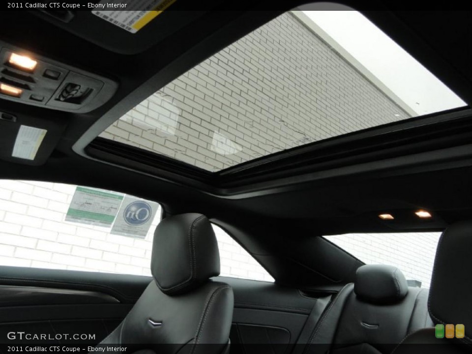 Ebony Interior Sunroof for the 2011 Cadillac CTS Coupe #47066519