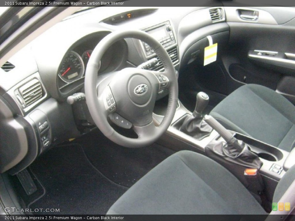 Carbon Black Interior Photo for the 2011 Subaru Impreza 2.5i Premium Wagon #47066786