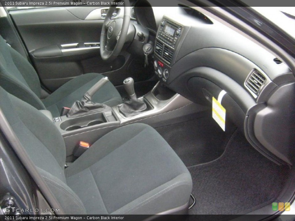 Carbon Black Interior Photo for the 2011 Subaru Impreza 2.5i Premium Wagon #47066849