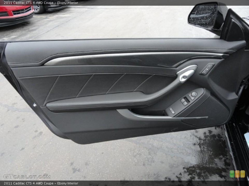 Ebony Interior Door Panel for the 2011 Cadillac CTS 4 AWD Coupe #47066882