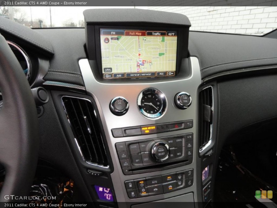 Ebony Interior Navigation for the 2011 Cadillac CTS 4 AWD Coupe #47066897