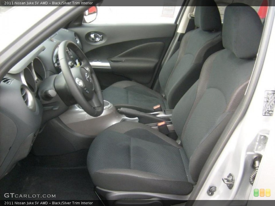 Black/Silver Trim Interior Photo for the 2011 Nissan Juke SV AWD #47066939