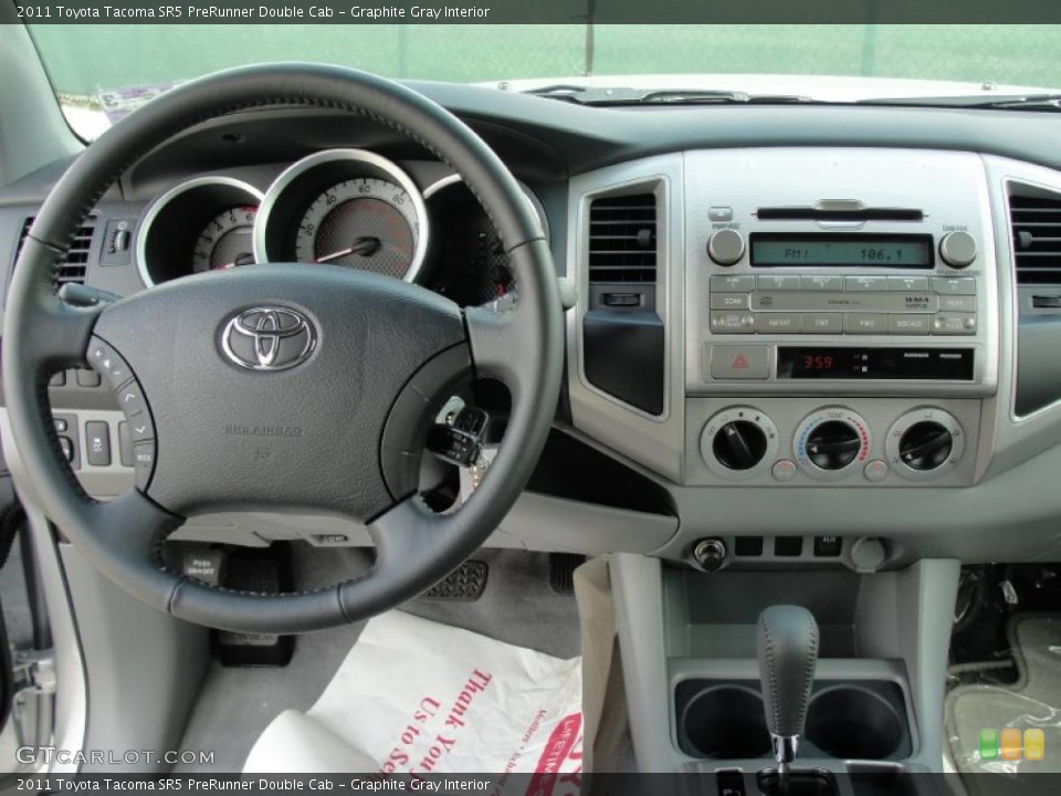 Graphite Gray Interior Dashboard for the 2011 Toyota Tacoma SR5 PreRunner Double Cab #47067527