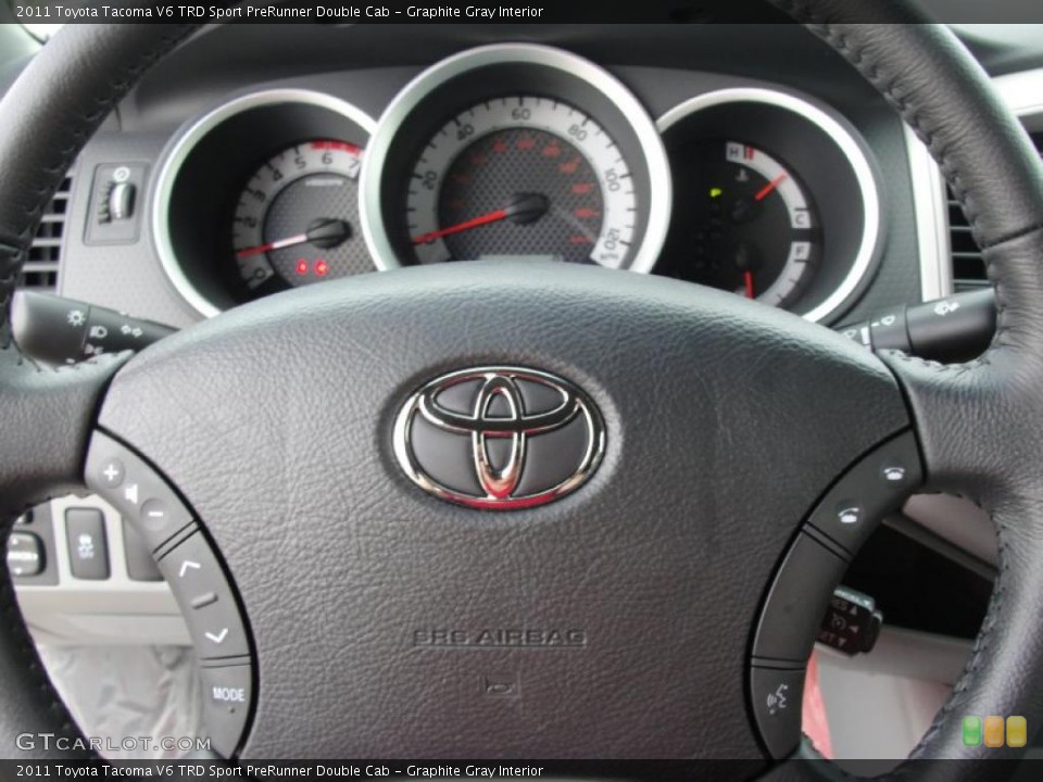 Graphite Gray Interior Steering Wheel for the 2011 Toyota Tacoma V6 TRD Sport PreRunner Double Cab #47070140