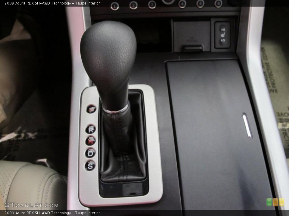 Taupe Interior Transmission for the 2009 Acura RDX SH-AWD Technology #47070836