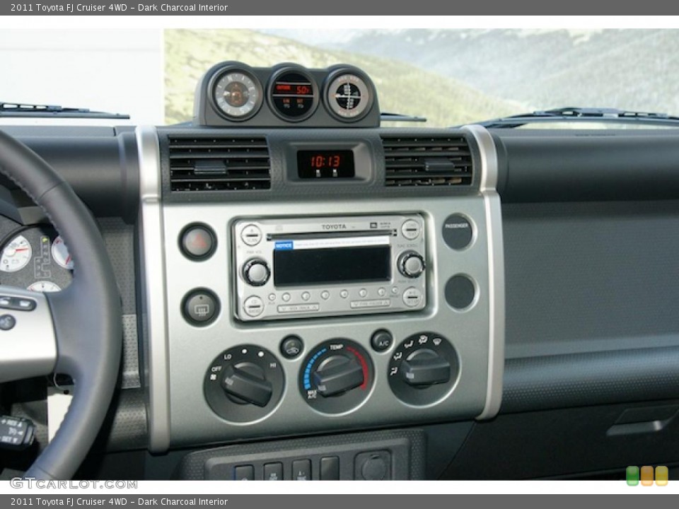 Dark Charcoal Interior Controls for the 2011 Toyota FJ Cruiser 4WD #47072582