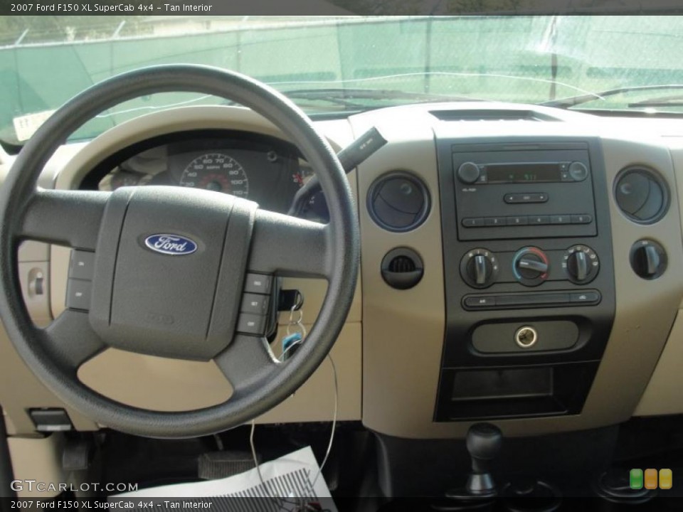 Tan Interior Dashboard for the 2007 Ford F150 XL SuperCab 4x4 #47073383