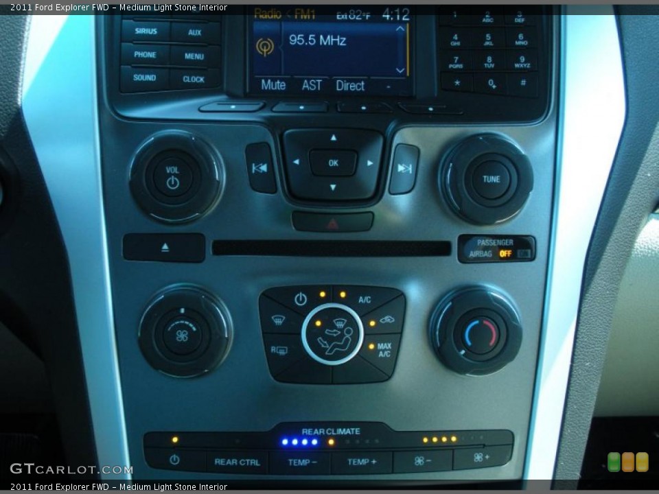 Medium Light Stone Interior Controls for the 2011 Ford Explorer FWD #47073395