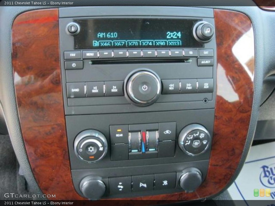 Ebony Interior Controls for the 2011 Chevrolet Tahoe LS #47073755