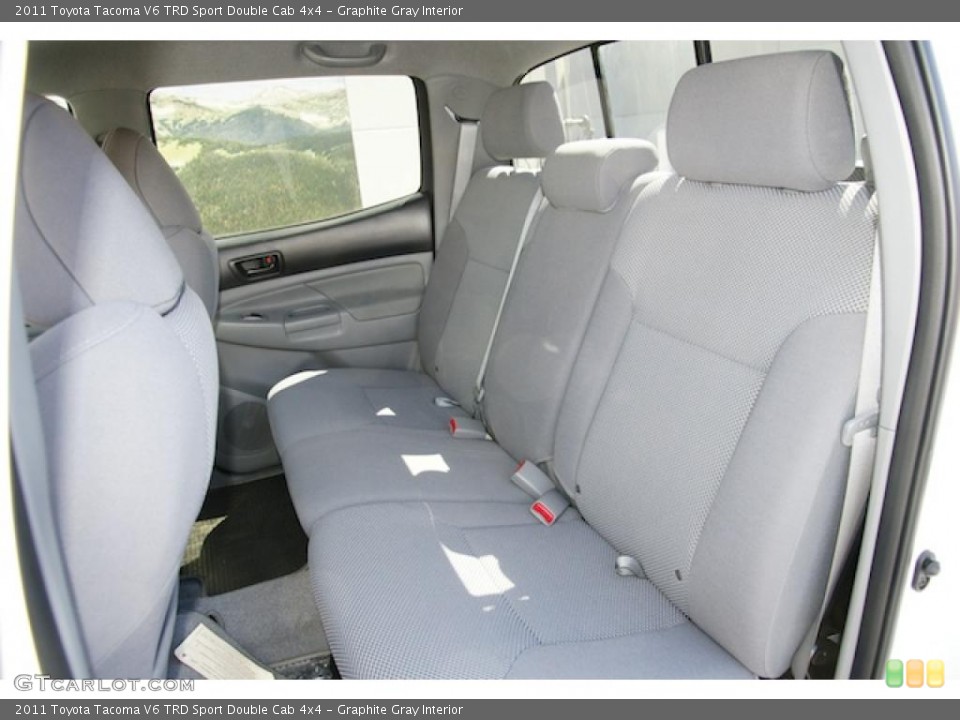 Graphite Gray Interior Photo for the 2011 Toyota Tacoma V6 TRD Sport Double Cab 4x4 #47074823