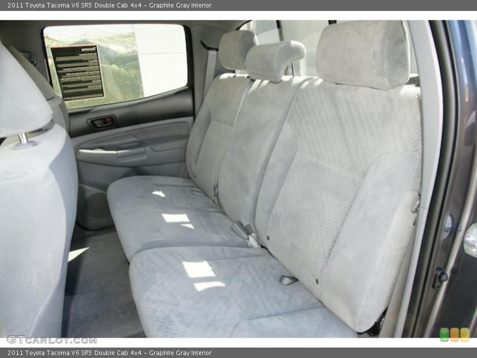 Graphite Gray Interior Photo for the 2011 Toyota Tacoma V6 SR5 Double Cab 4x4 #47074973