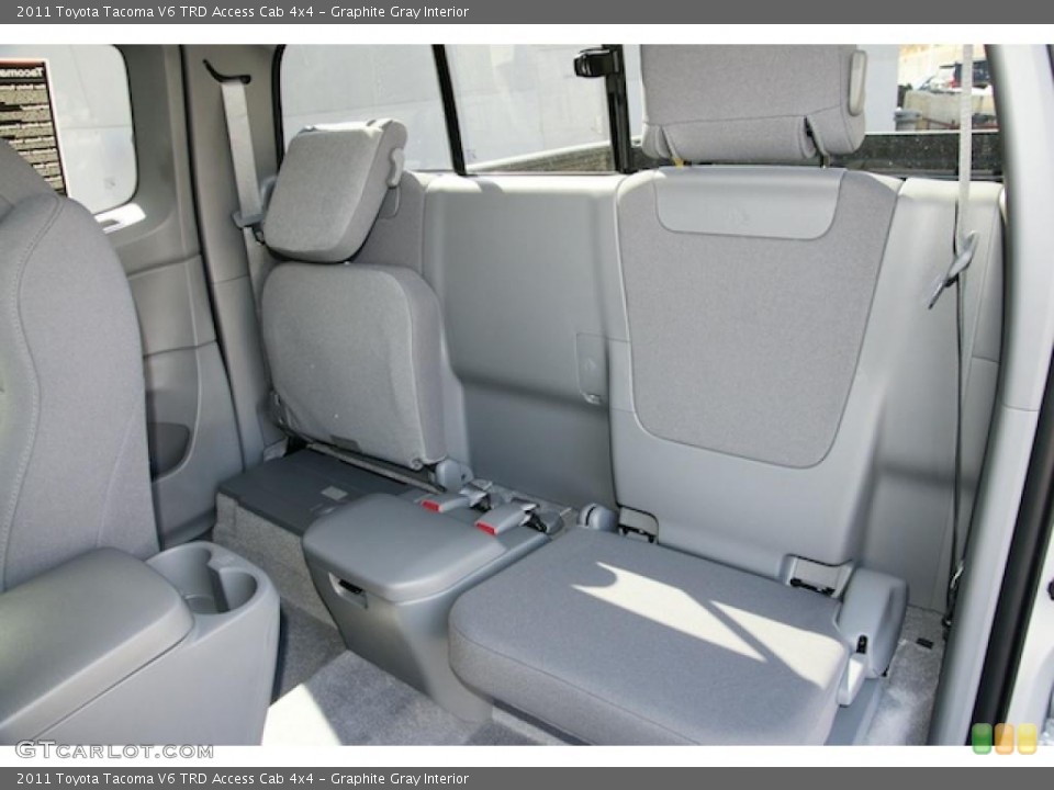 Graphite Gray Interior Photo for the 2011 Toyota Tacoma V6 TRD Access Cab 4x4 #47075120