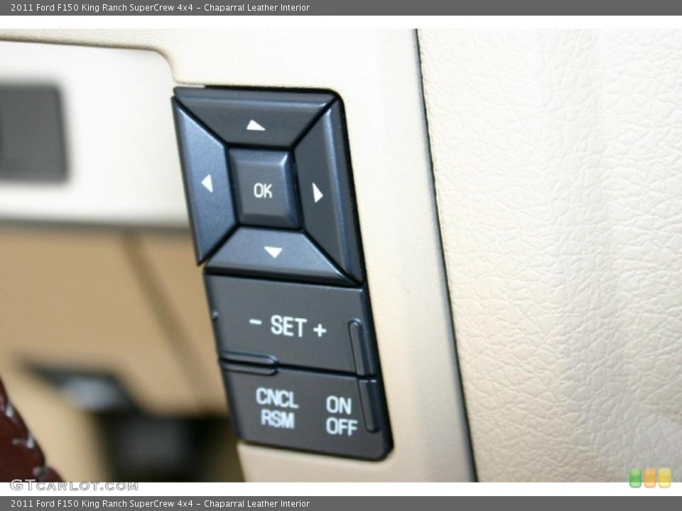 Chaparral Leather Interior Controls for the 2011 Ford F150 King Ranch SuperCrew 4x4 #47075762