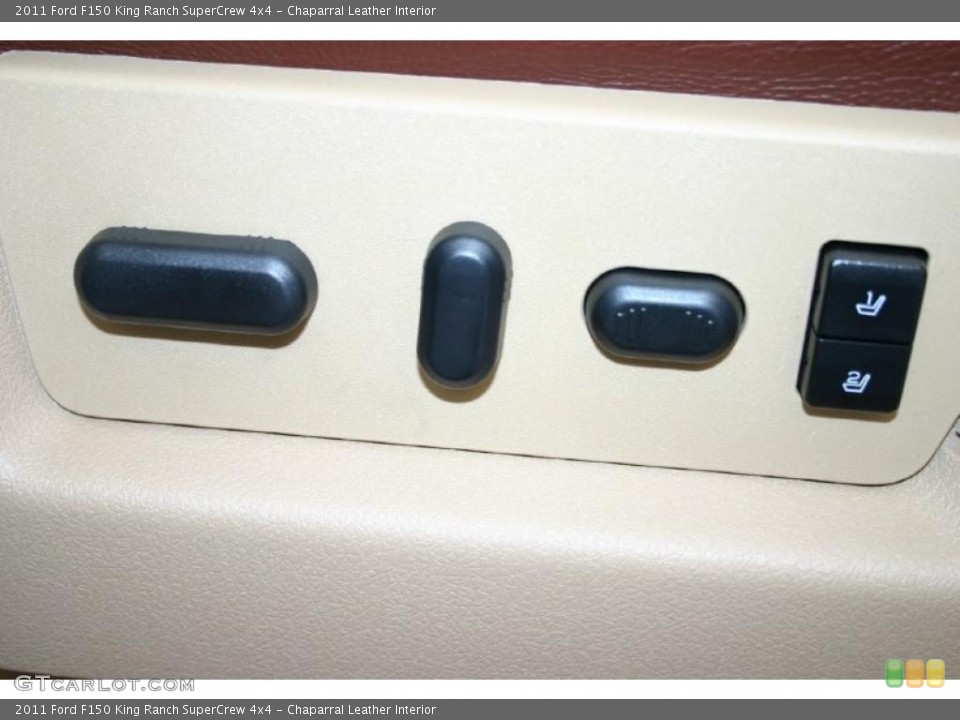 Chaparral Leather Interior Controls for the 2011 Ford F150 King Ranch SuperCrew 4x4 #47075954