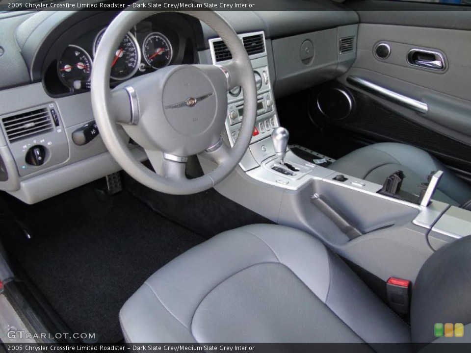 Dark Slate Grey/Medium Slate Grey Interior Prime Interior for the 2005 Chrysler Crossfire Limited Roadster #47076947