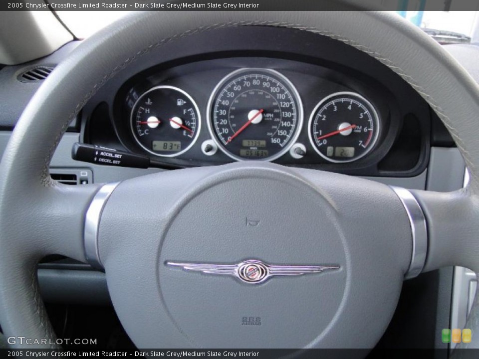 Dark Slate Grey/Medium Slate Grey Interior Gauges for the 2005 Chrysler Crossfire Limited Roadster #47076992