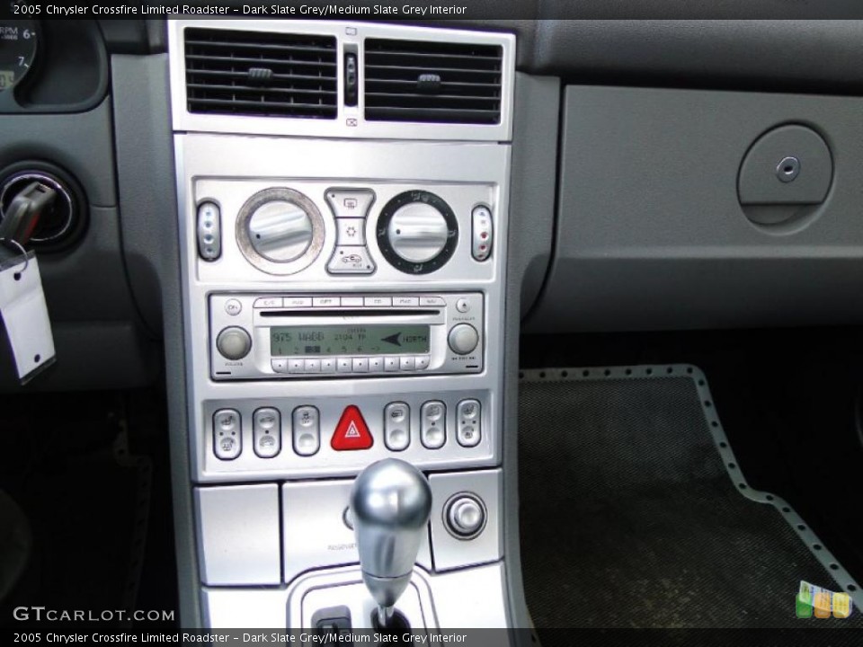 Dark Slate Grey/Medium Slate Grey Interior Controls for the 2005 Chrysler Crossfire Limited Roadster #47077037