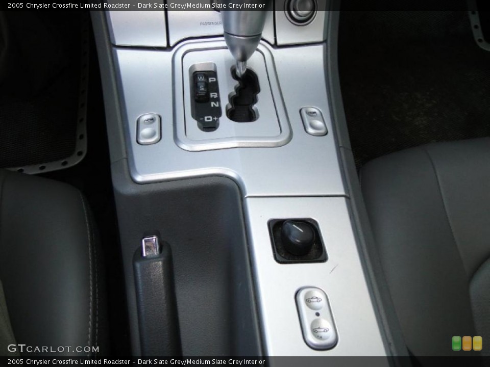 Dark Slate Grey/Medium Slate Grey Interior Controls for the 2005 Chrysler Crossfire Limited Roadster #47077055