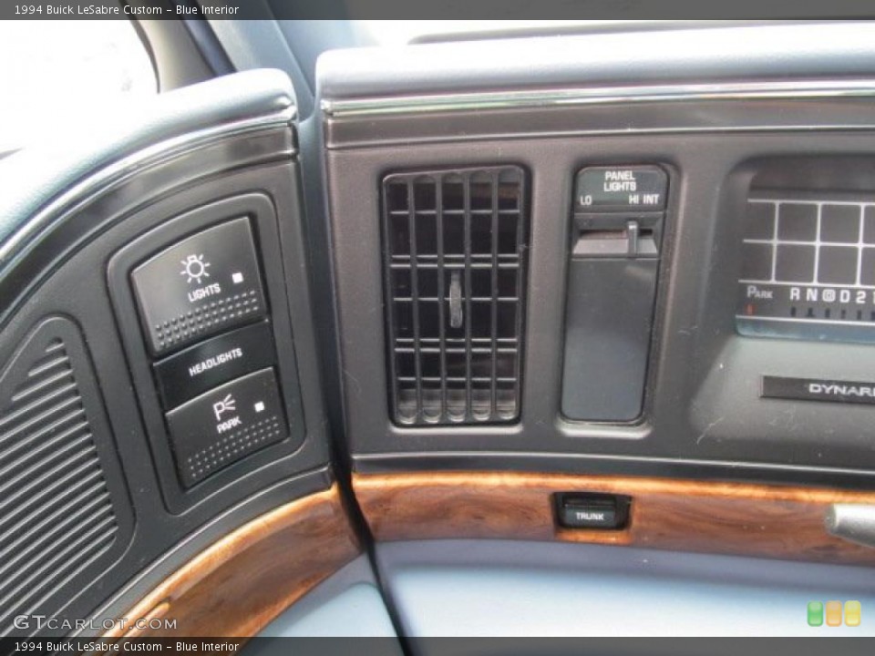 Blue Interior Controls for the 1994 Buick LeSabre Custom #47078012