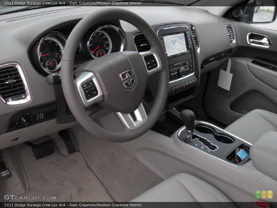 Dark Graystone/Medium Graystone Interior Photo for the 2011 Dodge Durango Crew Lux 4x4 #47080298
