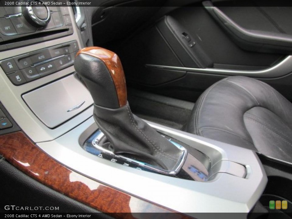 Ebony Interior Transmission for the 2008 Cadillac CTS 4 AWD Sedan #47080727