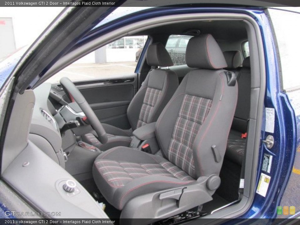 Interlagos Plaid Cloth Interior Photo for the 2011 Volkswagen GTI 2 Door #47081264