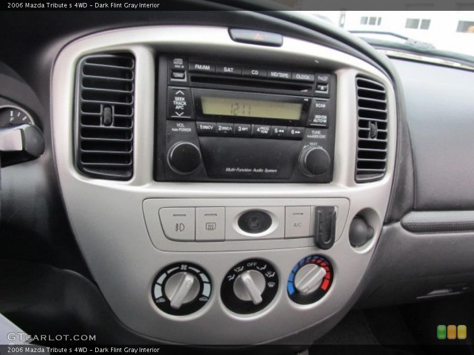 Dark Flint Gray Interior Controls for the 2006 Mazda Tribute s 4WD #47082482