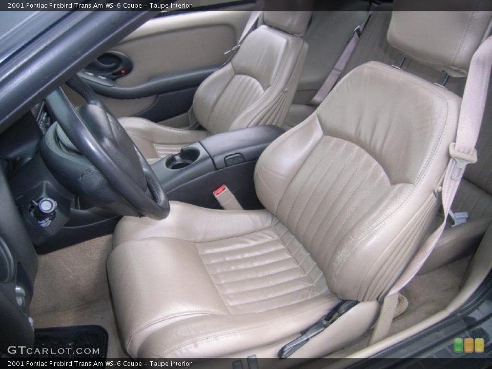Taupe Interior Photo for the 2001 Pontiac Firebird Trans Am WS-6 Coupe #47084123
