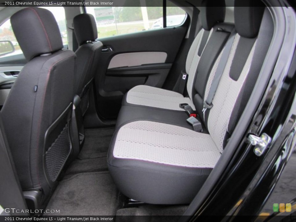 Light Titanium/Jet Black Interior Photo for the 2011 Chevrolet Equinox LS #47084804
