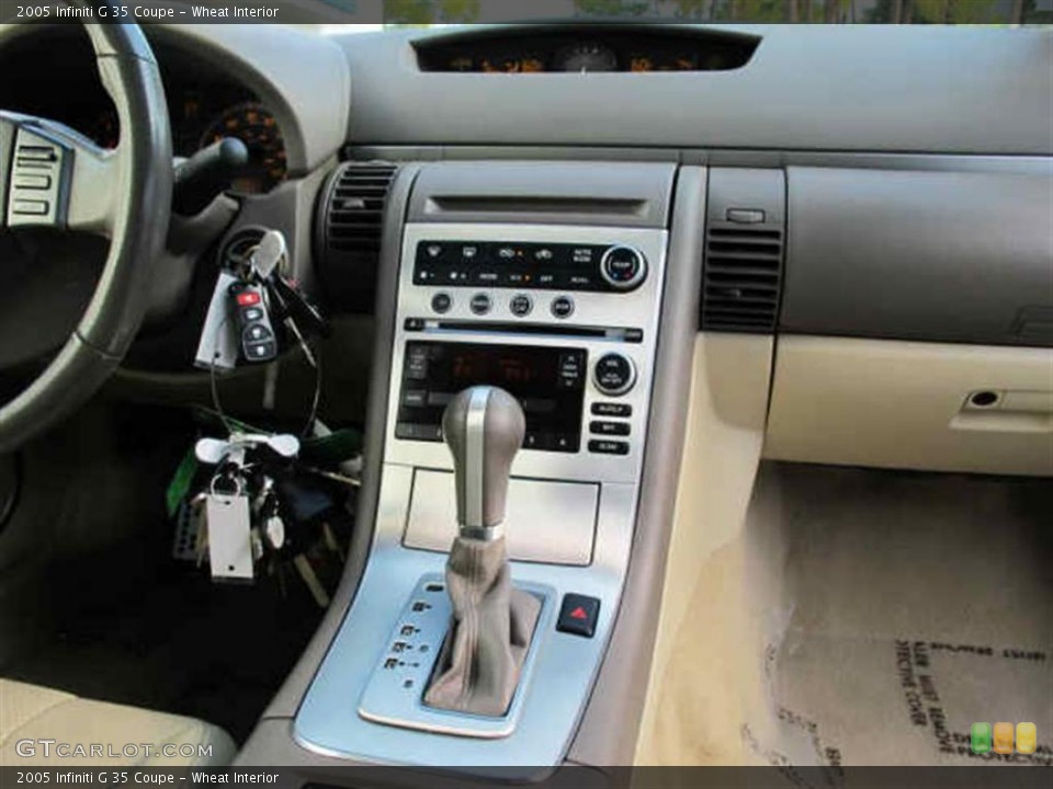 Wheat Interior Controls for the 2005 Infiniti G 35 Coupe #47085218