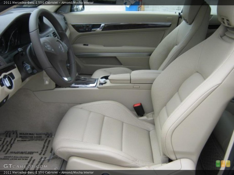 Almond/Mocha Interior Photo for the 2011 Mercedes-Benz E 550 Cabriolet #47085344
