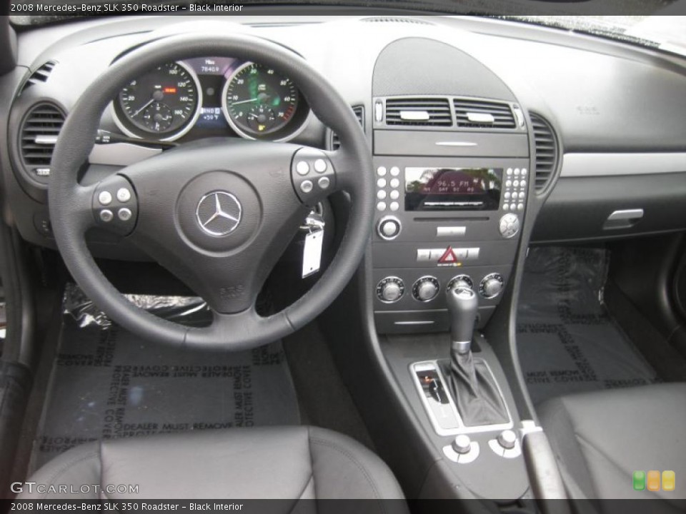 Black Interior Dashboard for the 2008 Mercedes-Benz SLK 350 Roadster #47086211