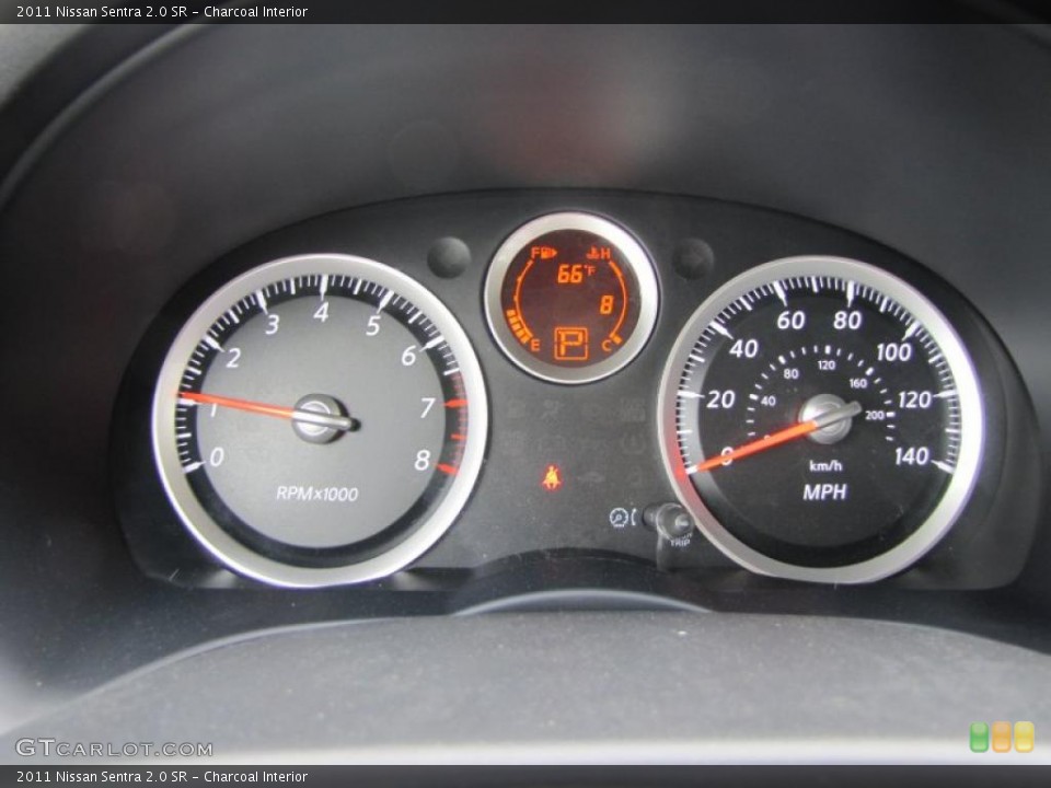 Charcoal Interior Gauges for the 2011 Nissan Sentra 2.0 SR #47087723