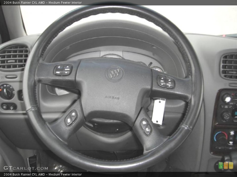 Medium Pewter Interior Steering Wheel for the 2004 Buick Rainier CXL AWD #47088701
