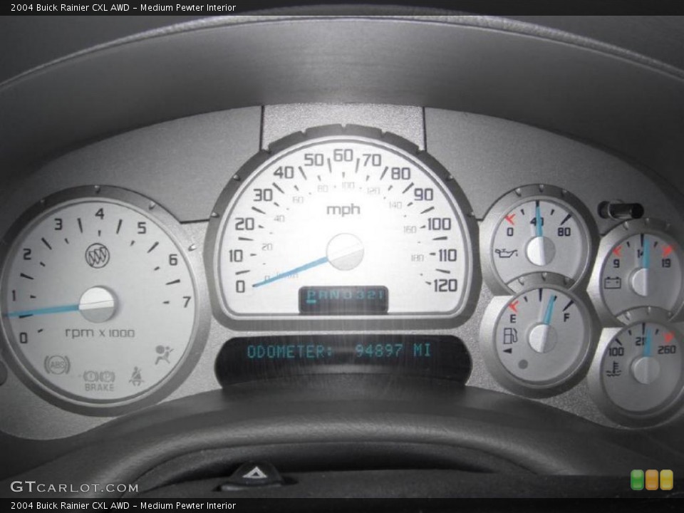 Medium Pewter Interior Gauges for the 2004 Buick Rainier CXL AWD #47088773